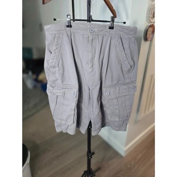 Other - Men's Gray Cargo Shorts - Lightweight Summer Staple
